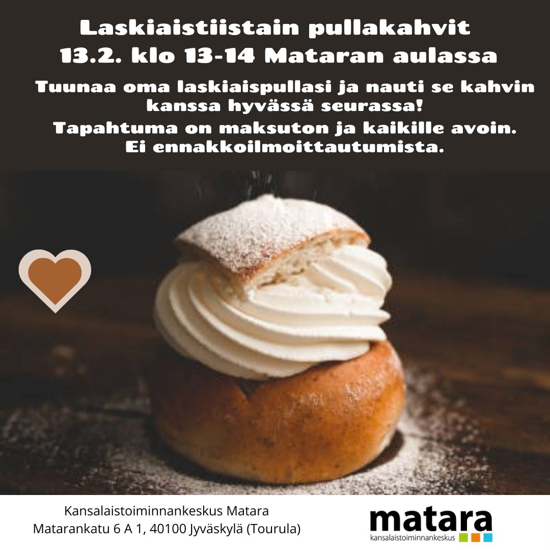 Laskiaistiistain pullakahvit 13.2.2024